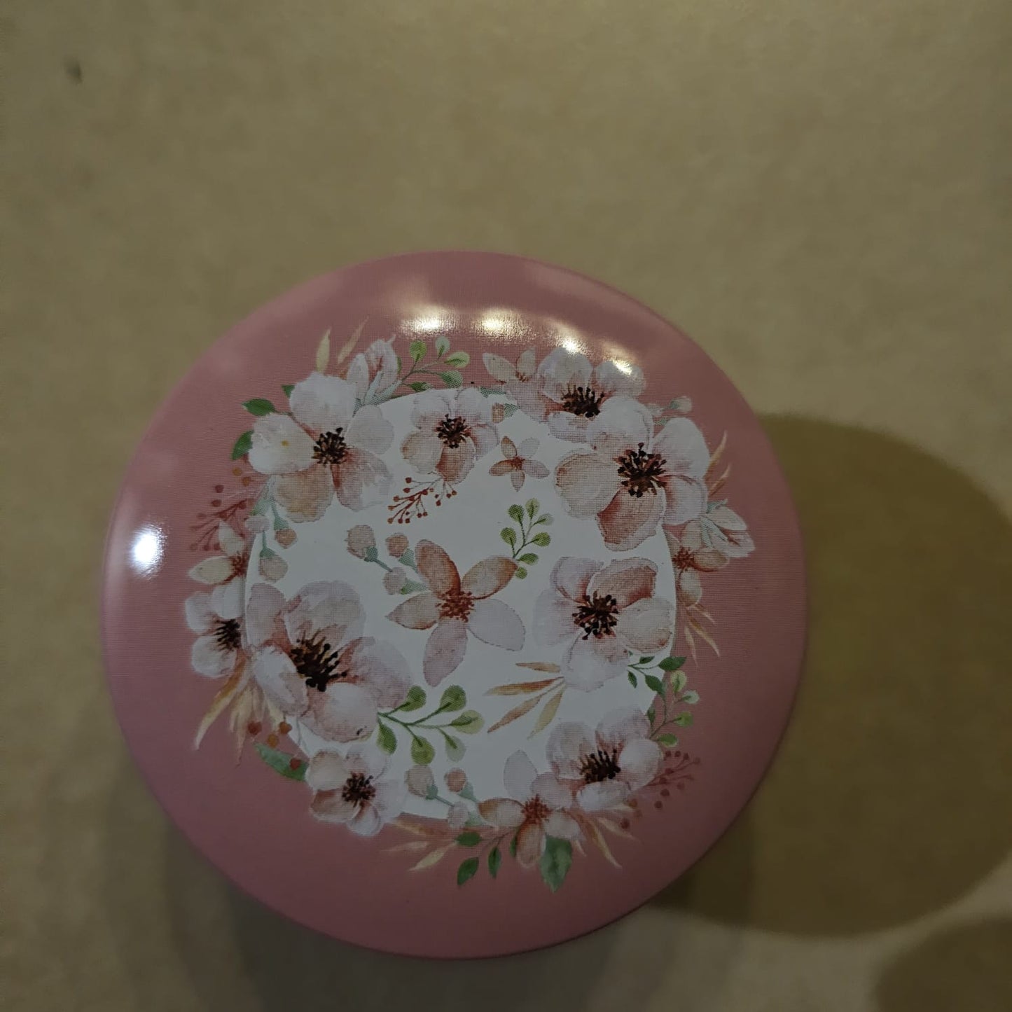 HD000005 - Soy Wax | Scented Candle in Colorful Metal Jar | Vanilla Cream
