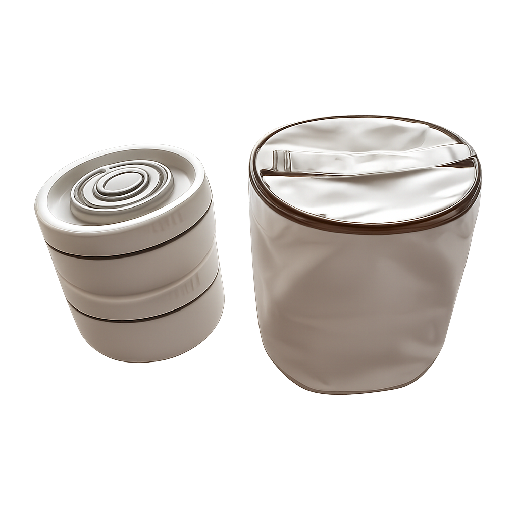 UTN000004 - 2 Tier Insulated Lunch Box