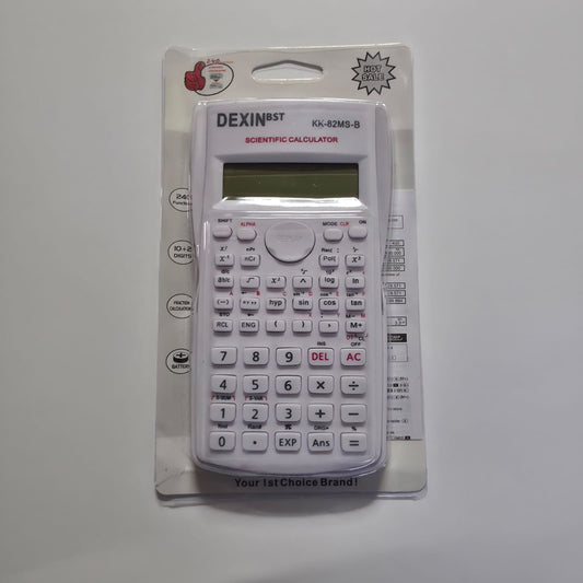 CAL000002 - Scientific Calculator - White (KK-82MS-B) - LR44 Battery