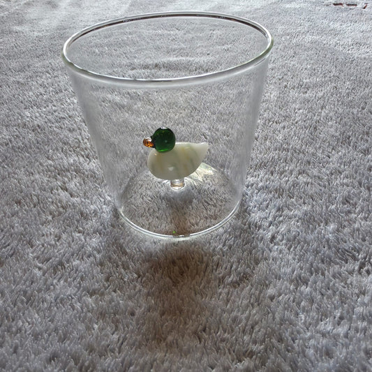 UTN000001 - 3D Animal DesignGlass Drinking Mug