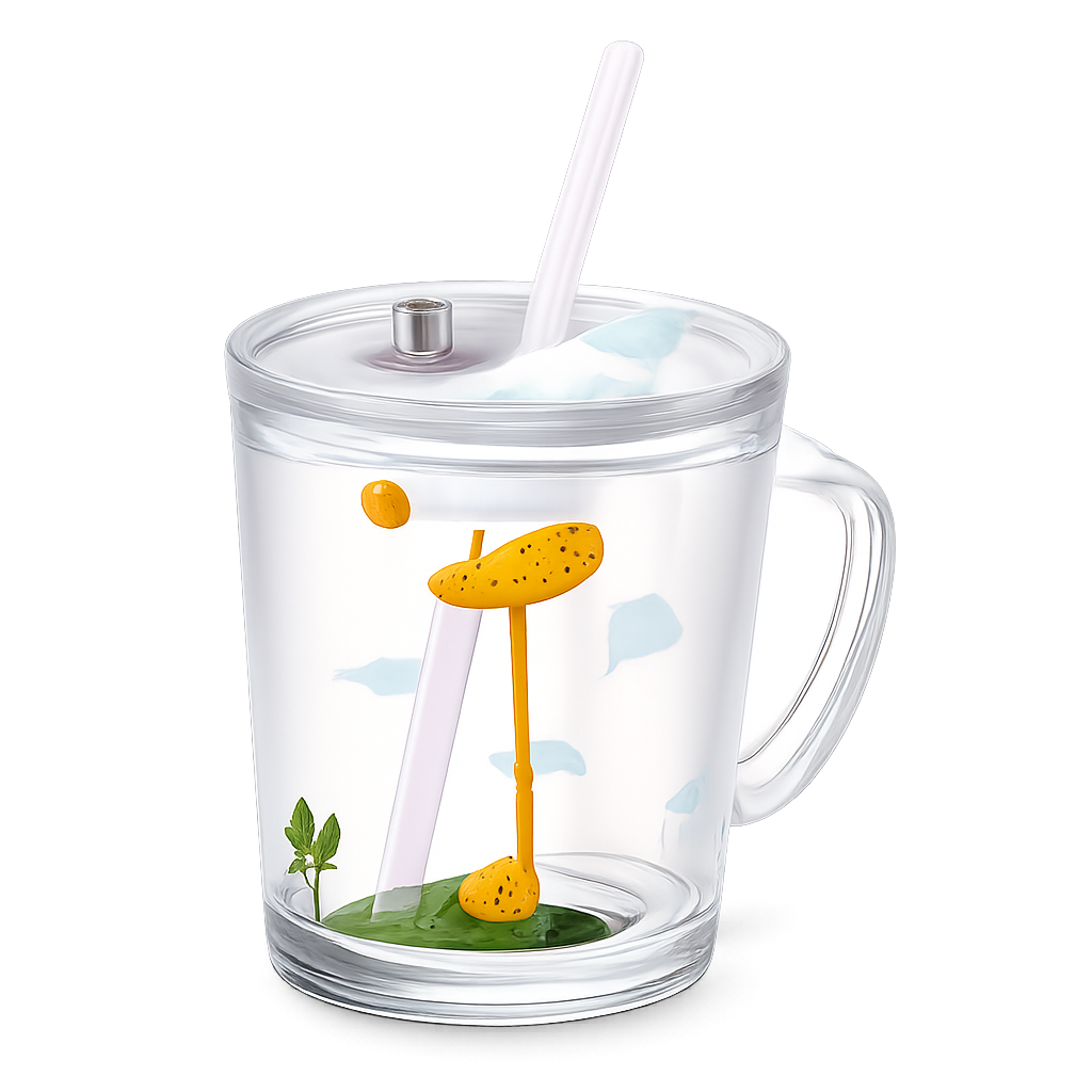 UTN000002 - Cartoon-Printed Covered Mug